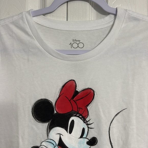 Disney 100 Mickey Mouse Short Sleeve White T-Shirt Size M - Picture 4 of 7